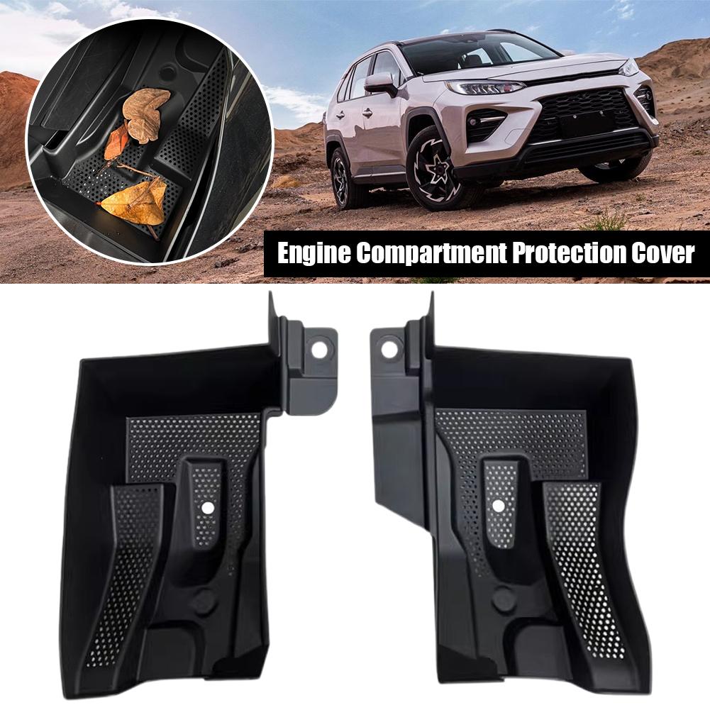 2 ШТ. Для Corolla Cross 2020-2025 Защитная сетка фильтра отсека двигателя Крышка Защитная сетка радиатора Стайлинг автомобиля Передний