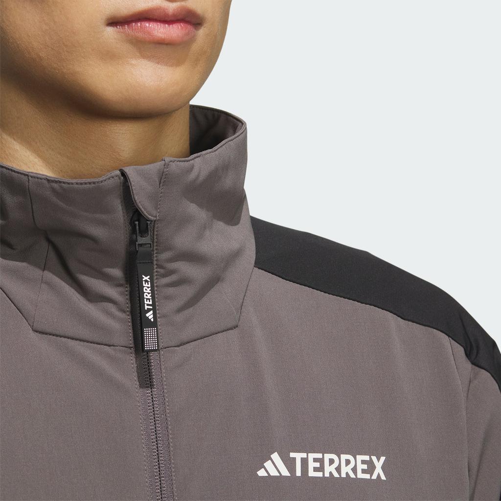 Adidas Wind.Rdy Softshell без капюшона цветной блок логотип спортивная уличная винтажная куртка мужская куртка угольно-серый IP0734