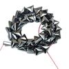 3D Hematite Triangle Stone Beads for DIY Jewelry