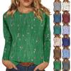 Long Sleeve Shirts For Women Cute Print Graphic Tees Blouses Casual Plus Size Basic Tops Pullover