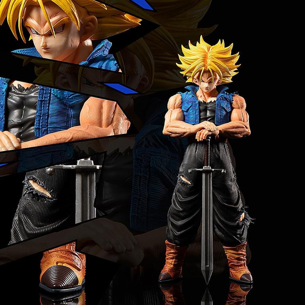 25 см/9,8 дюйма Аниме Dragon Ball Z Фигурка Транкс Фигурки Действия DBZ Фигурка Статуя Коллекционная Модель Игрушки Подарки