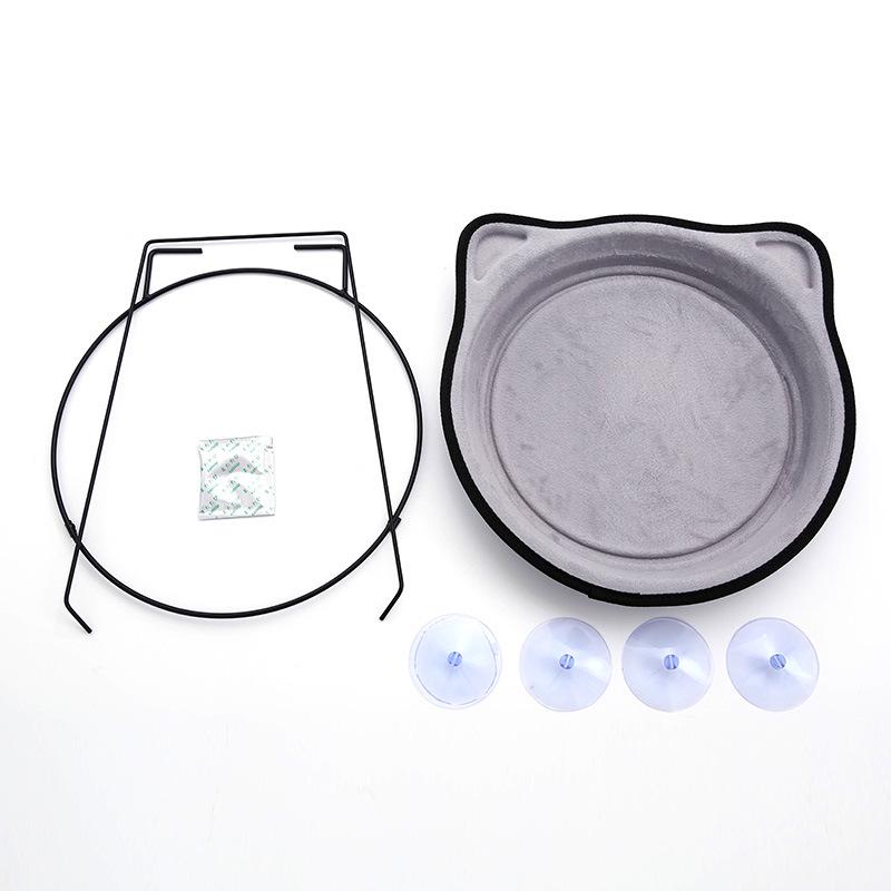 Кошачья кровать на окне, гамак, установленный на окне, кошачий насест, солнечное сиденье для маленькой домашней кошки с присоской