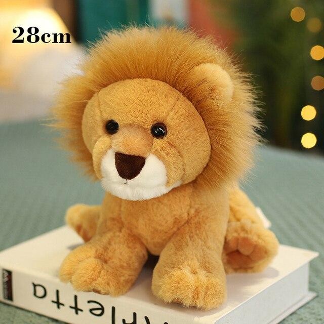 1pc 28 /55cm Lovely Plush Lion Toys Cute Animal Lion Peluche Toys Stuffed Soft For Children Kids Baby Birthday Christmas Gifts