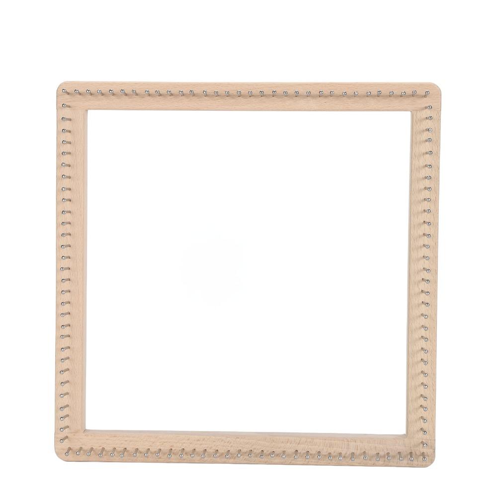 11.8x11.8in Weaving Loom Wooden Knitting Board Handmade Knitting Loom For Adults