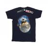 Womens/Ladies The Last Jedi BB-8 Brushed Cotton Boyfriend T-Shirt