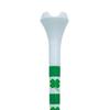 10 Pcs Plastic Golf Tees 3-1/4 Inch Four Leaf Clover Unbreakable Golf Tees To Minimize Friction Side Spin