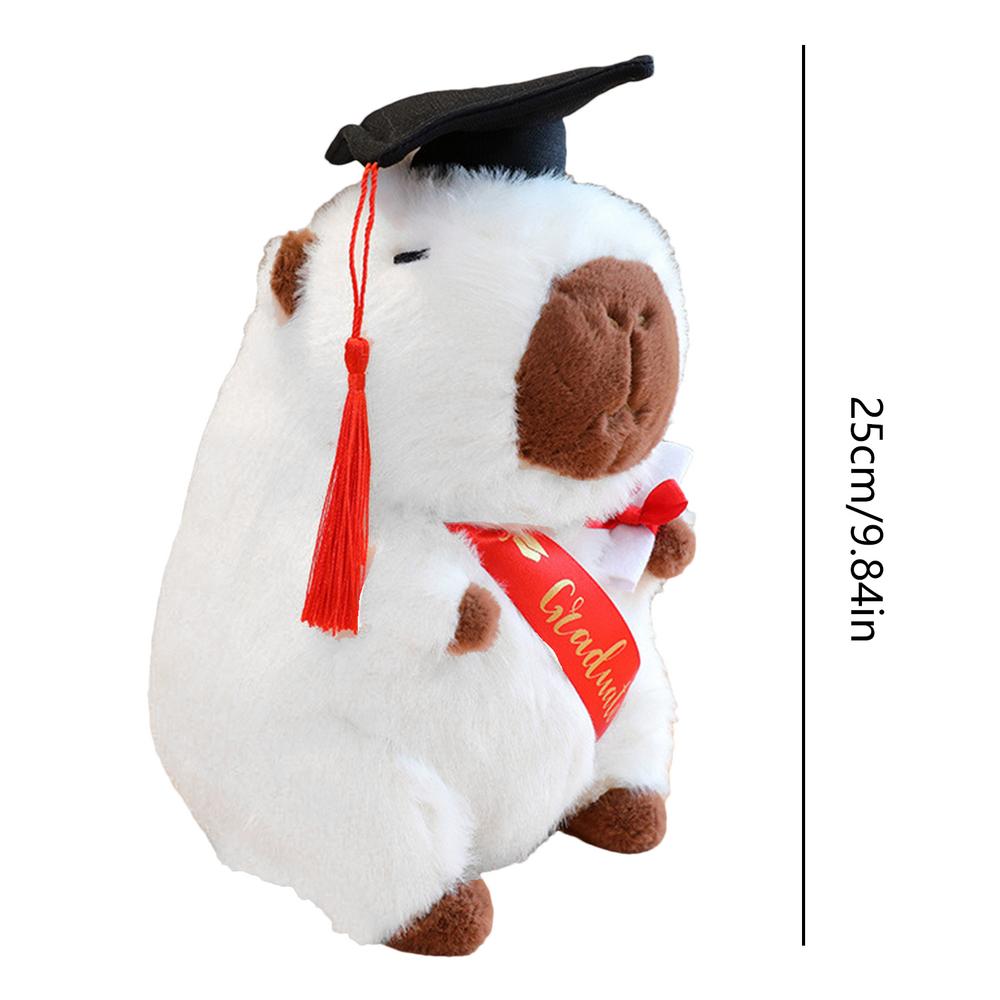 Милая игрушка-капибара, сувениры, мягкая плюшевая подушка, украшения, выпускной, кукла-капибара, украшение для дома и автомобиля для взрослых и детей