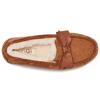 UGG Dakota Leather Bow Comfortable Warm Casual Flat Shoes Women Shoes Chestnut-Brown 1118914-CHE