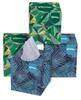 Коробка салфеток для лица Kleenex 60041B - Кубическая коробка салфеток для лица - 4 коробки по 80 белых 2-слойных салфеток для лица - Размер листа 20 x 20 см(320 салфеток Всего