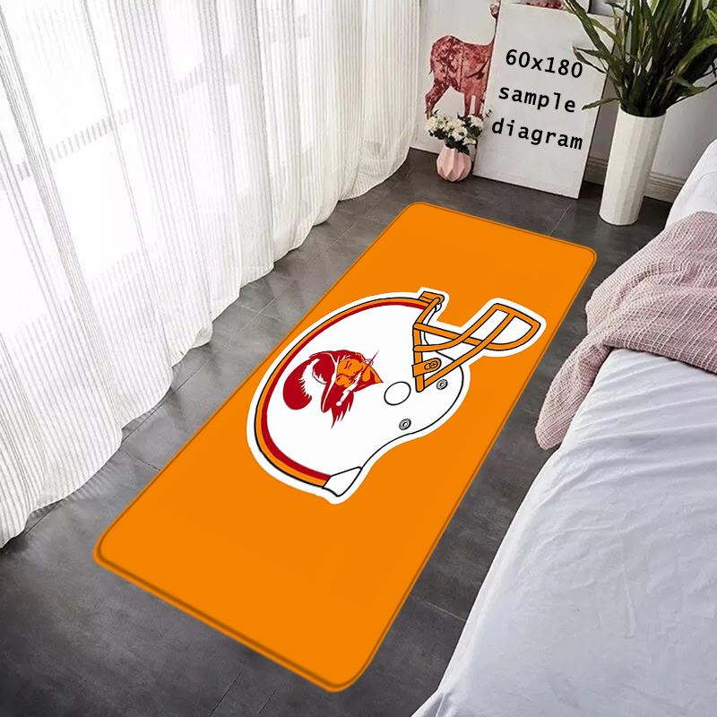 Foot Rug Welcome Floor Mat for Entryway Tampa Bay Buccaneers Bath Hallway Carpet Kitchen Water Absorbed Rugs Fluffy Home Decor