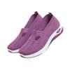 Breathable Mesh Knitted Sleeve Sports Shoes with Thick Bottom - Lightweight Casual Walking Shoes, Women's Sports Shoes, Low Cut Design