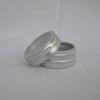 100pcs 10ml Silver Aluminum Jar 10g Metal Aluminum Tin Container Clear Window Silver Cosmetic Containers Nail Storage Jar