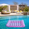 Inflatable Floating Bed Portable Inflatable Water Sleeping Bed Foldable Swimming Pool Air Mattress Outdoor Swimming