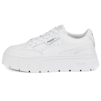 Кроссовки Mayze Stack Leather Triple White Women 384412-01
