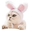 1pcs Plush Rabbit Ears Pet Headband, Rabbit Ears Hat for Cats Small Dogs Party Costume Accessory Headwear