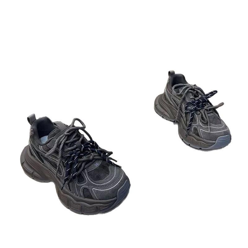 [Fanfna] niche 2025 autumn and winter new old platform dad shoes women's light casual versatile sports shoes