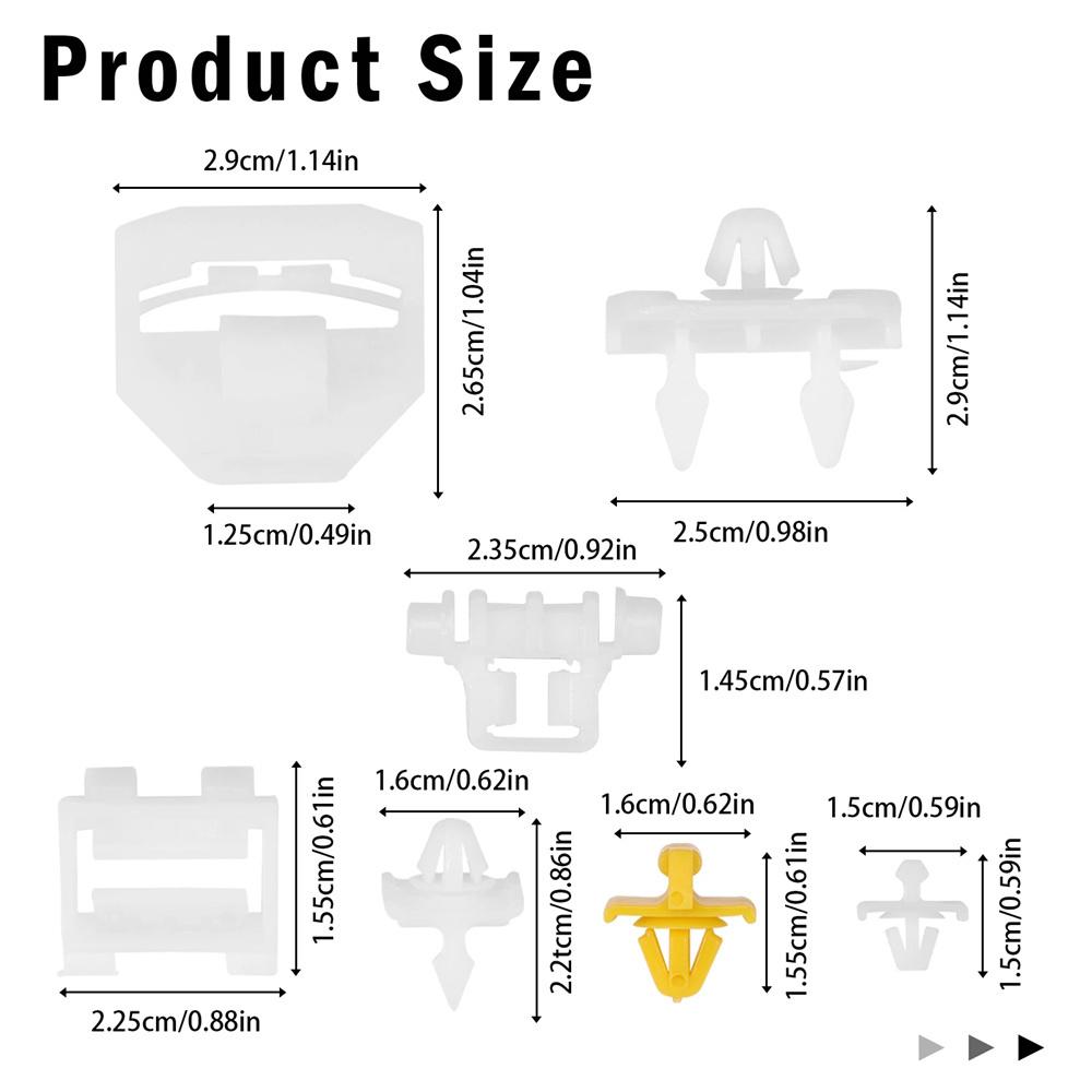 35 шт. Клипсы боковых молдингов для Mercedes-Benz серии 190 W201 190E 190D A0069883578