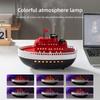 Ship Model Air Humidifier 300ml Essential Oil Double Spray Cruise Ship Humidifier Aroma Diffuser Night Light for Home Decor