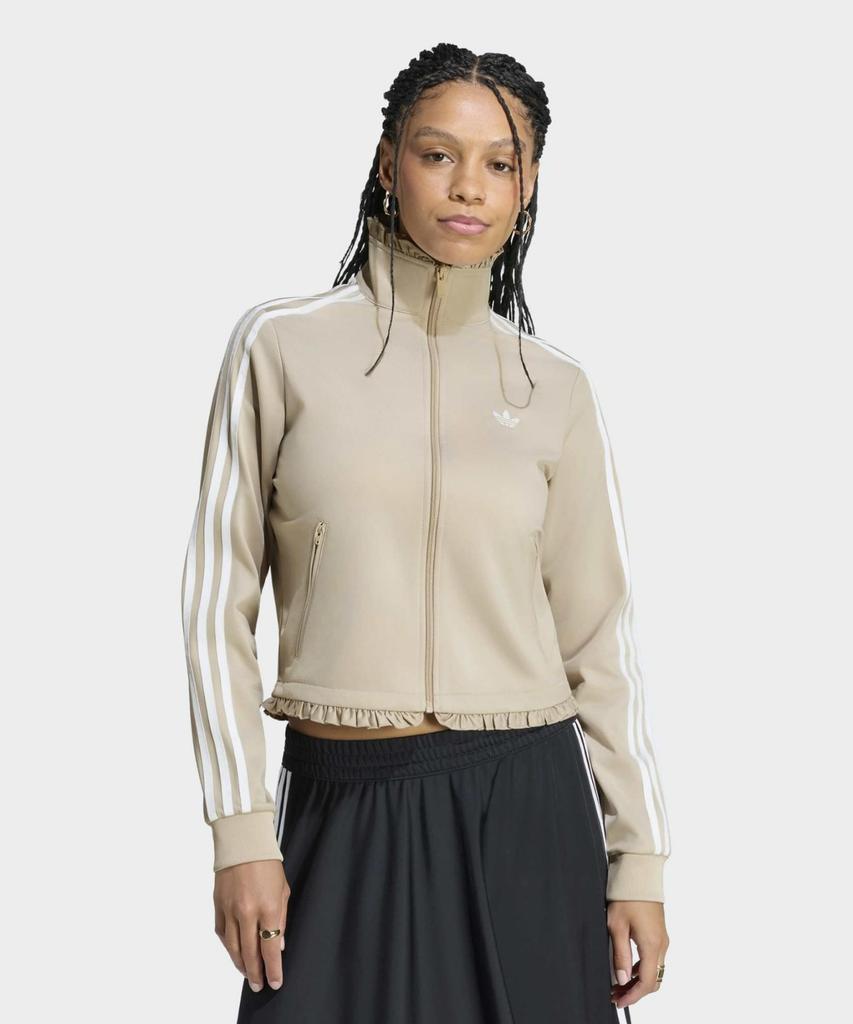 ADIDAS Pleats Firebird Track Top - Khaki Three / Lg4307