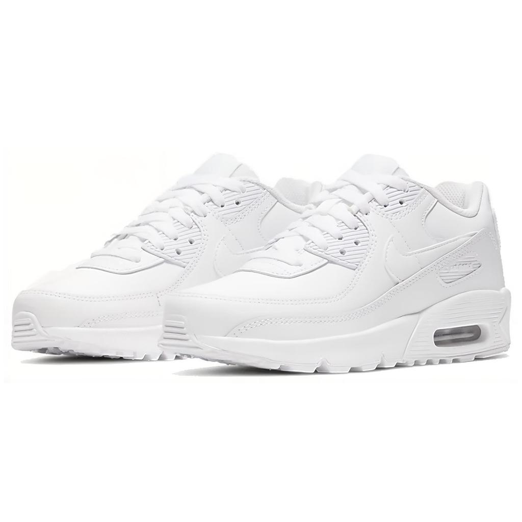 (GS) Nike Air Max 90 Leather 'White' Kids' CD6864-100