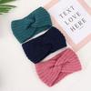 Women Hairband Head Wrap Cross Knot Hairband Hair Accessories Knitted Headband Ear Warmer Headband