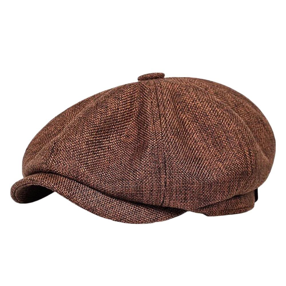 Autumn Winter Casual Men Newsboy Hat Retro Classic Beret Hats Warm Street Caps Unisex