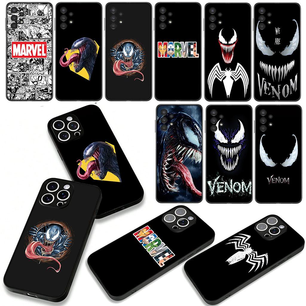 Marvel Venom Cover Phone Case for Xiaomi Poco F7 F6 F8 Ultra F5 X7 X6 X5 X3 NFC M7 M6 Pro C85 C75 C65 C71 C61