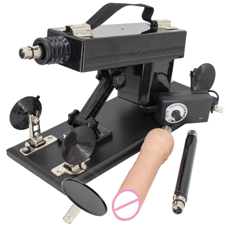 Новая деликатная секс-машина Игрушки для взрослых Машина для вставки Машина для толкания с дилдо для пар Секс-игра