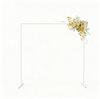 Popular 7.2ft Gold Wrought Iron Archway for Balloons, Photography, or Outdoor Wedding Aisles