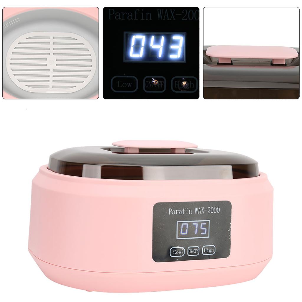 Нагреватель воска для удаления волос, плавильный аппарат для парафина, безболезненное увлажнение кожи, вилка 220 В, ЕС