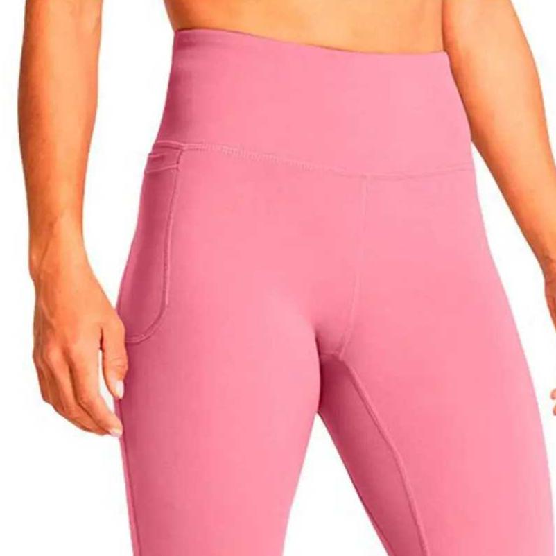 Under Armour Mfo Movement Женская тренировочная серия Мягкие Удобные С высокой талией Дышащие Спортивные Длинные брюки Женские низы Розовый 1372119-697