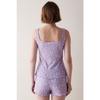 Lilac Pointel Pajama Set With Shorts