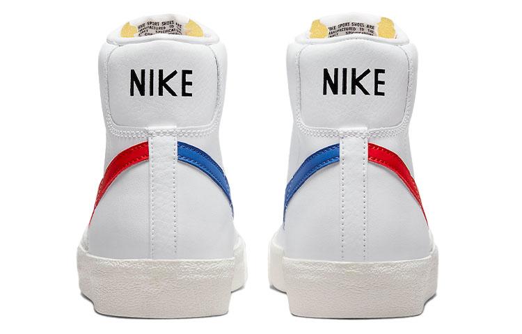 Nike Blazer Mid '77 Vintage 'Винтажный Несочетающийся Swoosh Синий Красный' BQ6806-117