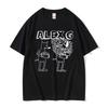 Футболка с принтом певца Alex G Мужская Летняя Повседневная Футболка с коротким рукавом Мужчины Женщины Мода Смешная Оверсайз Футболка Унисекс Винтажная Футболка