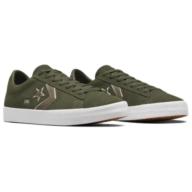 Converse Cons Pl Vulc Pro Прочные Дышащие Низкие Кеды для Скейтбординга Унисекс Зеленые A06653C