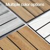 10pcs 30x30cm Wood Grain Wallpaper Waterproof Foam Wall Stickers Durable Wall Decoration Stickers