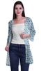 Moomaya Printed Georgette Beach Clothes For Women Short Shrug Cover Up