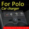 Автомобильное зарядное устройство, прикуриватель, USB-адаптеры питания для быстрой зарядки Volkswagen Polo / Cross Polo/GTI /Blue GT/R WRC