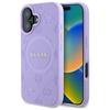 Guess Guhmp16Mpsapsmeu iPhone 16 Plus    6.7 Fioletowy/Purple Hardcase Saffiano Peony Classic Logo Magsafe