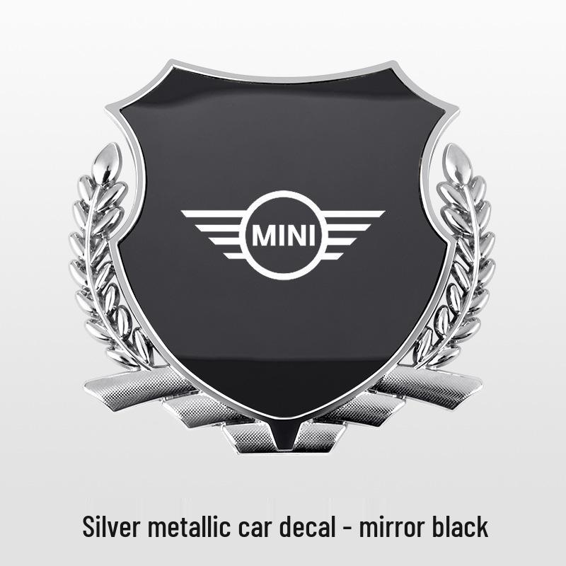 Наклейка-эмблема на крыло BMW MINI COOPER 'Колос': Металлическое декоративное покрытие кузова для моделей F55/F56