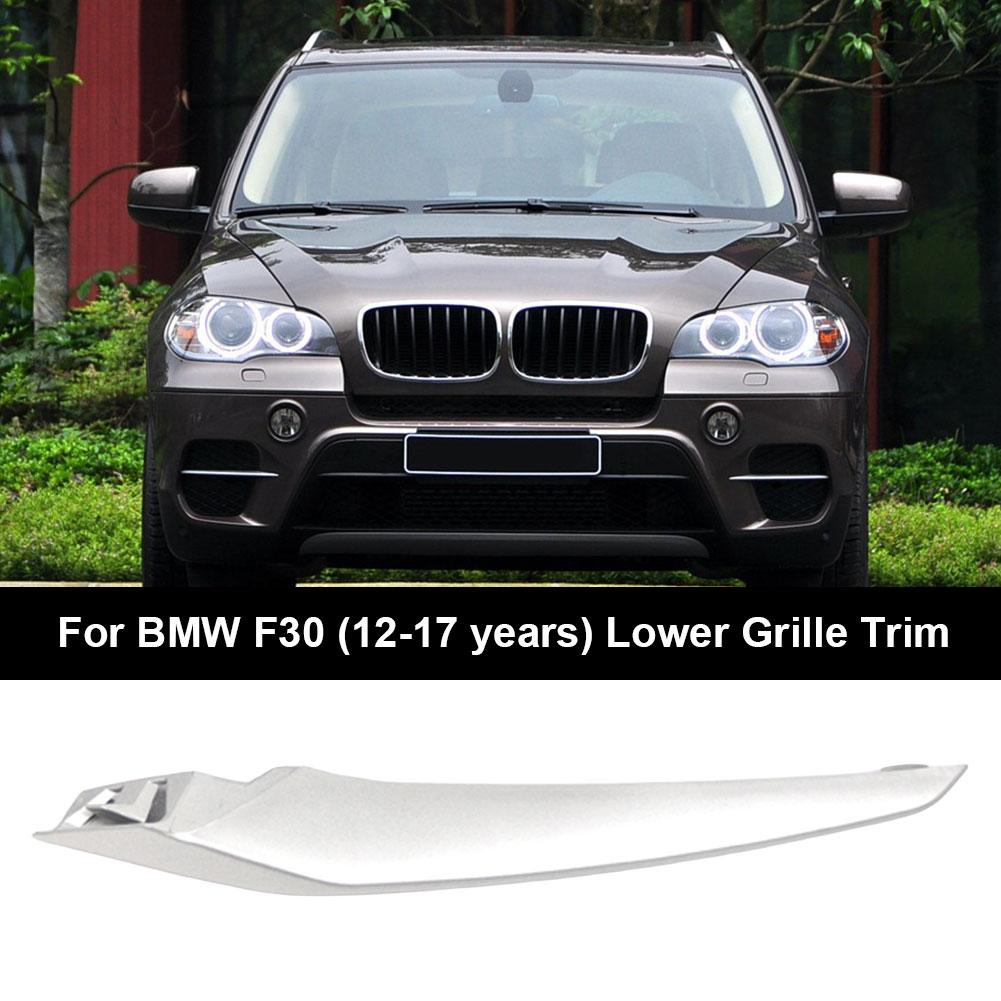 Решетка противотуманных фар переднего бампера 51117293105 Декоративная планка противотуманных фар 51117293106 Серебристый для BMW 3 серии Sport Line F30 F31 2012-2017