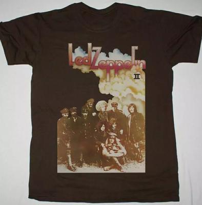 Унисекс футболка с коротким рукавом LED-ZEPPELIN II, размеры S-4XL