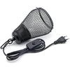 Ceramic Heat Emitter Pet Heating Lampshade Iron Mesh Dome Anti-scald Lampshade  Pet Coop
