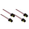 1 Pair 9003 H4 Bulb Socket Wiring Wire Harness Headlight Male Plug Adapter Connector Headlamp Connector Head/Mother Head