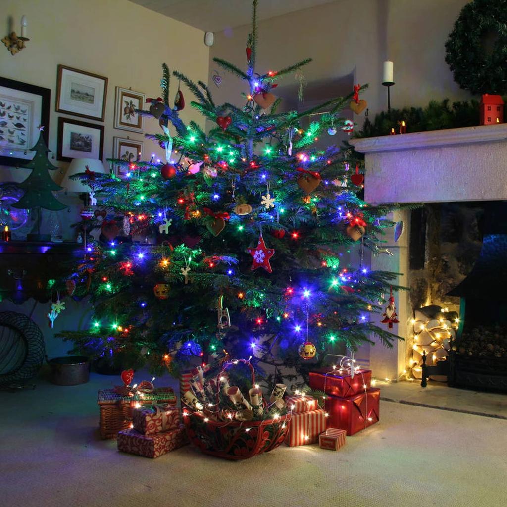 LED lamps 500l, warm white, Christmas tree, holiday, indoor, outdoor, 3+25m