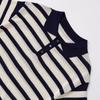 Kaslead New Women clothes Western Style Versitile Fashion Stripe Simple Knitted Short sleeve 5536048