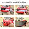 Winter Camping Gas Stove Outdoor Portable Heater Burner Handle Adjustable Flame Heating Oven Burner for Survival Cooking Tent