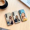 Чехол для телефона S-Sydney Sweeney для Samsung Galaxy A73, A72, A71, A70, A53, A52, A51, Мягкий силиконовый черный чехол