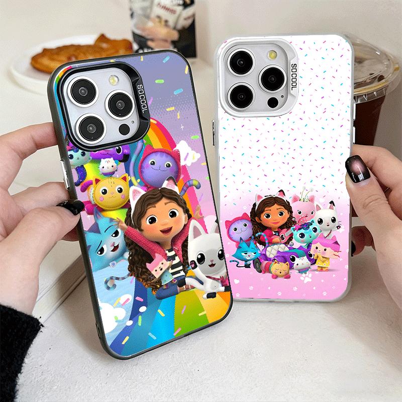 G-Gabbys Dollhouse Cartoon Soft Phone Case for iPhone 15 16 17 Pro Max 17Air 16E 14 Plus 13 12 Mini Shockproof Cover Back Shell