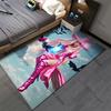 Magical witch vibrant fantasy scene carpet Yoga living room room decor children's crawling mat doormat area rug games mat